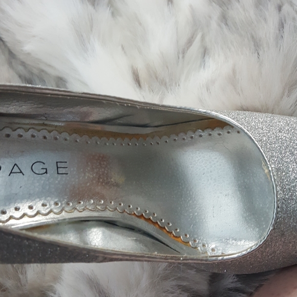 Silver glitter heels - Picture 6 of 7